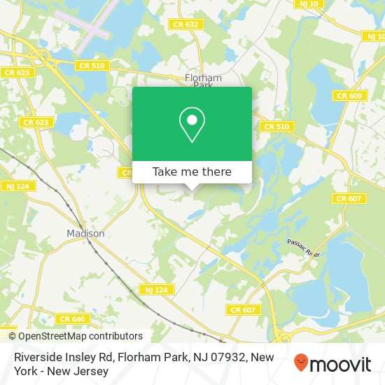 Riverside Insley Rd, Florham Park, NJ 07932 map