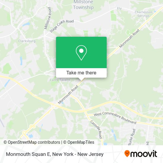 Monmouth Squan E, Millstone Twp, NJ 08510 map