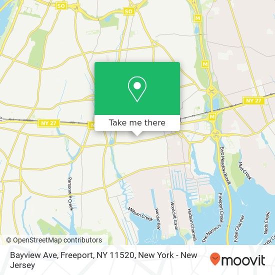 Bayview Ave, Freeport, NY 11520 map