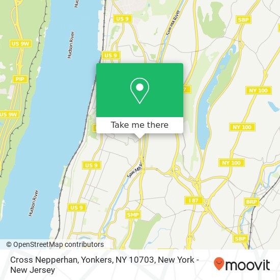 Mapa de Cross Nepperhan, Yonkers, NY 10703