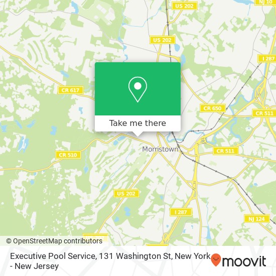 Executive Pool Service, 131 Washington St map