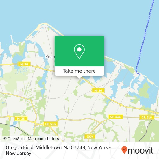 Oregon Field, Middletown, NJ 07748 map
