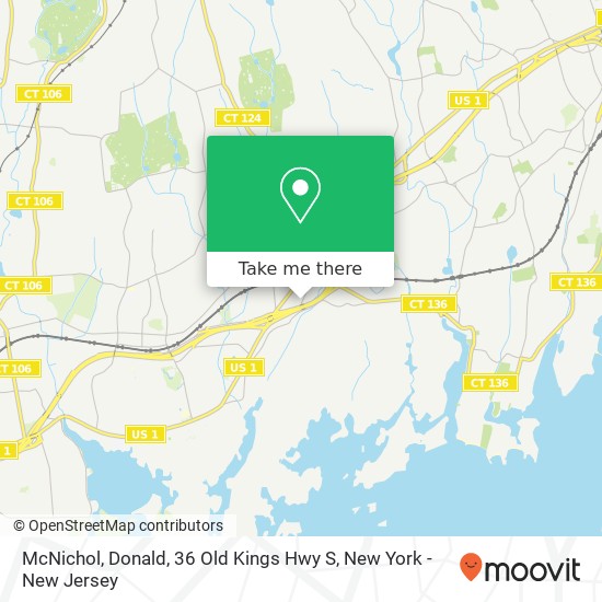 Mapa de McNichol, Donald, 36 Old Kings Hwy S