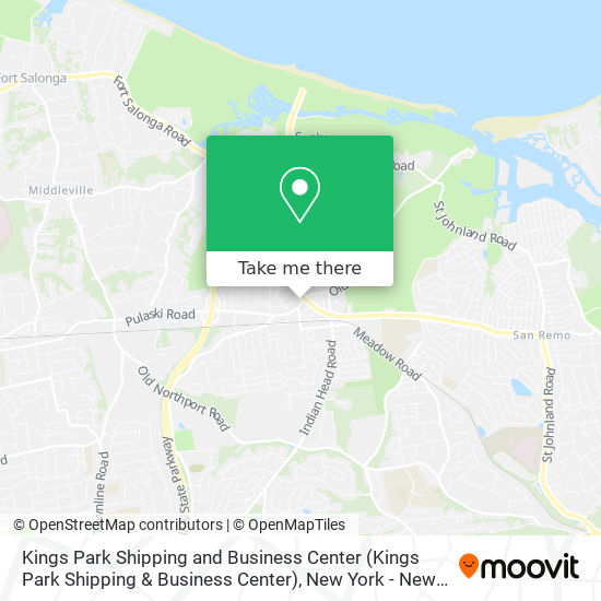Kings Park Shipping and Business Center map