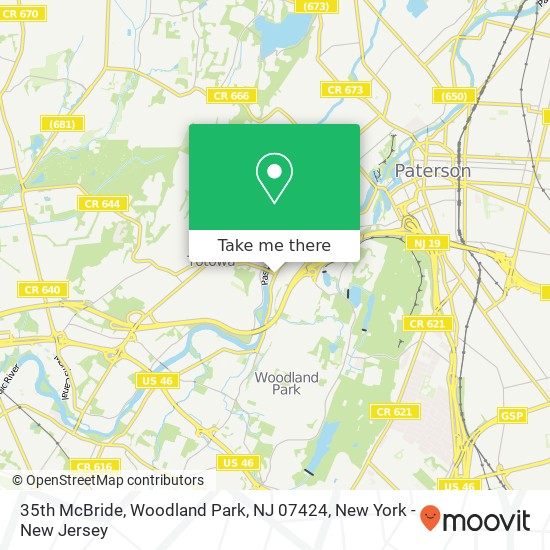 35th McBride, Woodland Park, NJ 07424 map
