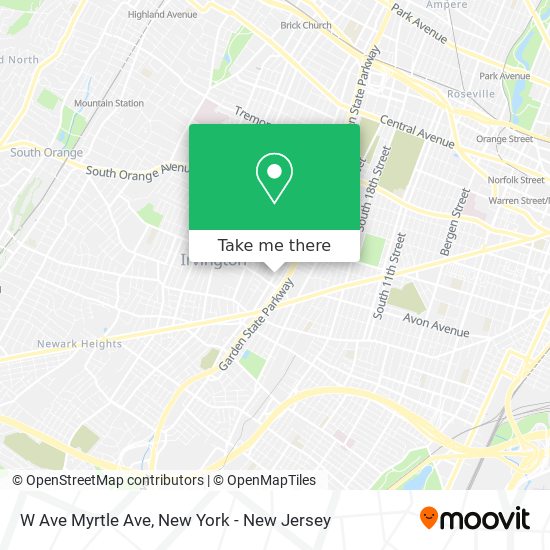 Mapa de W Ave Myrtle Ave