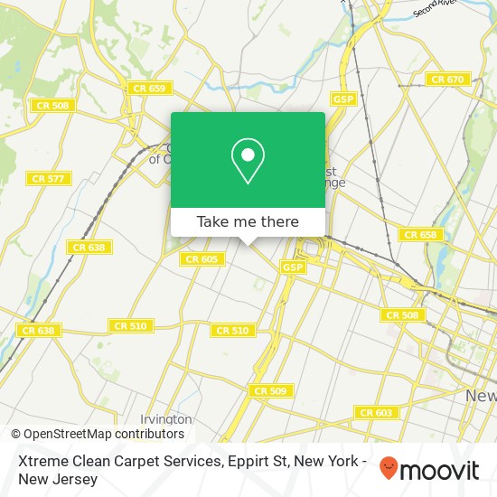 Mapa de Xtreme Clean Carpet Services, Eppirt St