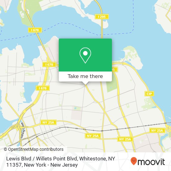 Lewis Blvd / Willets Point Blvd, Whitestone, NY 11357 map