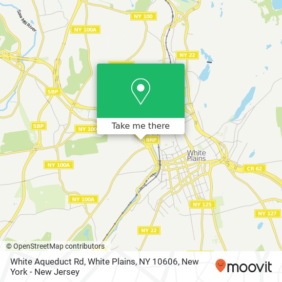 Mapa de White Aqueduct Rd, White Plains, NY 10606