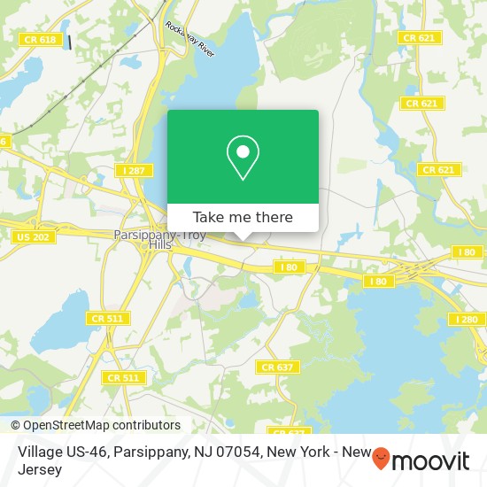 Mapa de Village US-46, Parsippany, NJ 07054