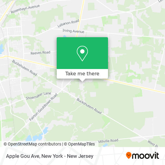 Mapa de Apple Gou Ave