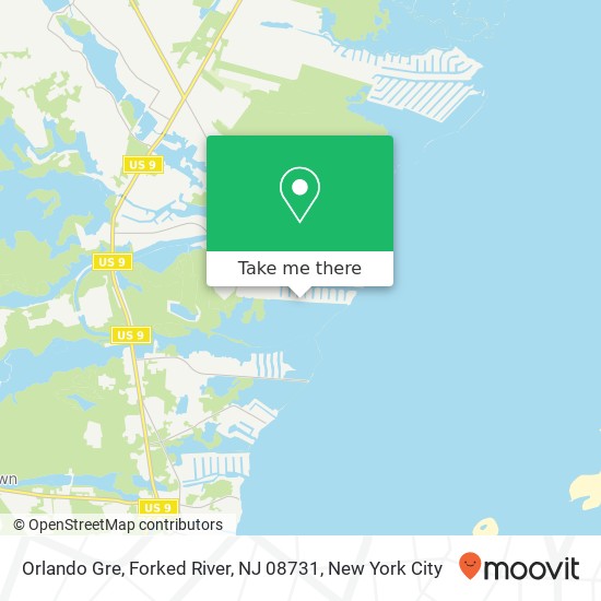 Orlando Gre, Forked River, NJ 08731 map