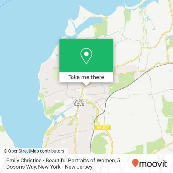 Mapa de Emily Christine - Beautiful Portraits of Women, 5 Dosoris Way