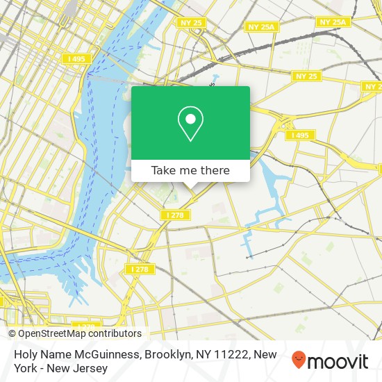 Holy Name McGuinness, Brooklyn, NY 11222 map