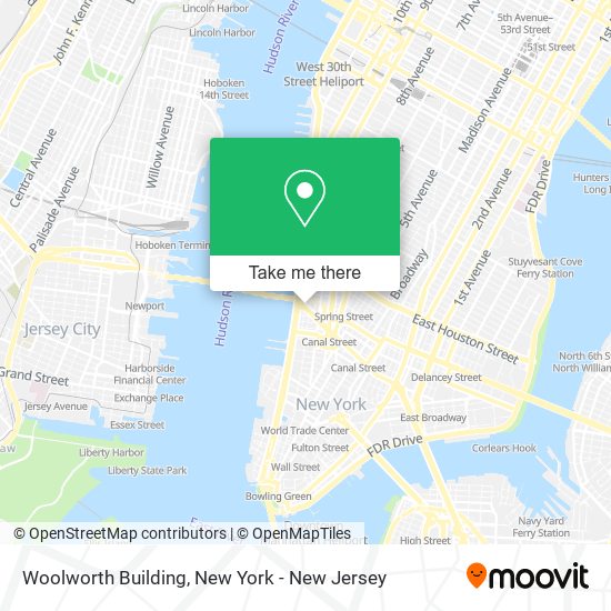 Mapa de Woolworth Building