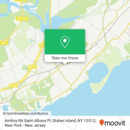 Amboy Rd Saint Albans Pl, Staten Island, NY 10312 map