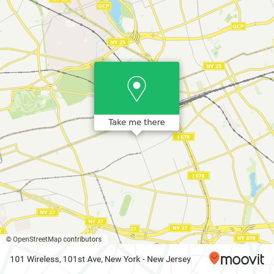 Mapa de 101 Wireless, 101st Ave