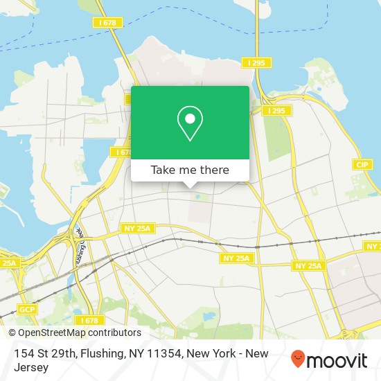 154 St 29th, Flushing, NY 11354 map