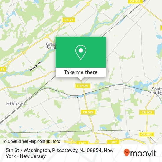 5th St / Washington, Piscataway, NJ 08854 map