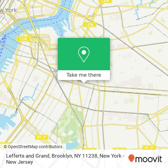 Mapa de Lefferts and Grand, Brooklyn, NY 11238