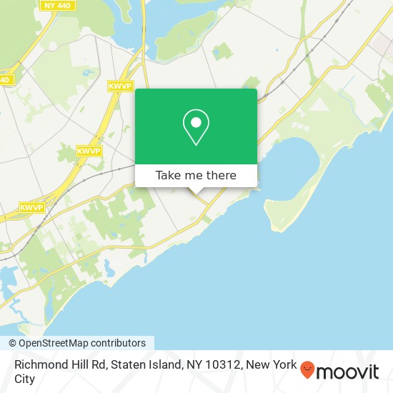Mapa de Richmond Hill Rd, Staten Island, NY 10312