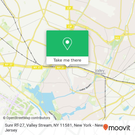 Mapa de Sunr RT-27, Valley Stream, NY 11581