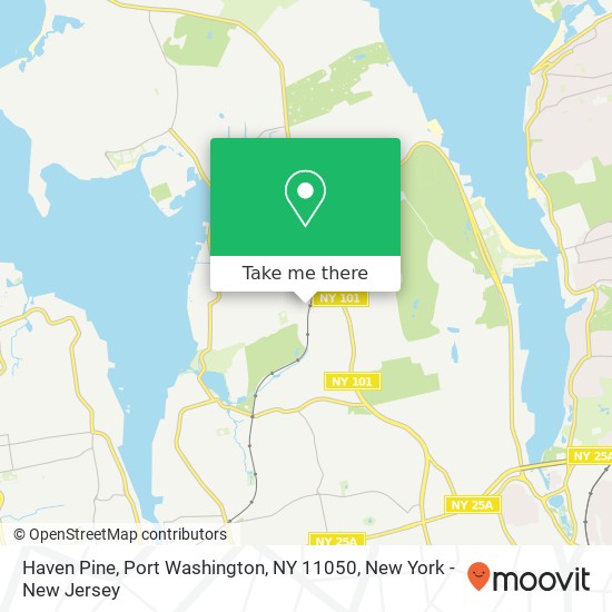 Mapa de Haven Pine, Port Washington, NY 11050