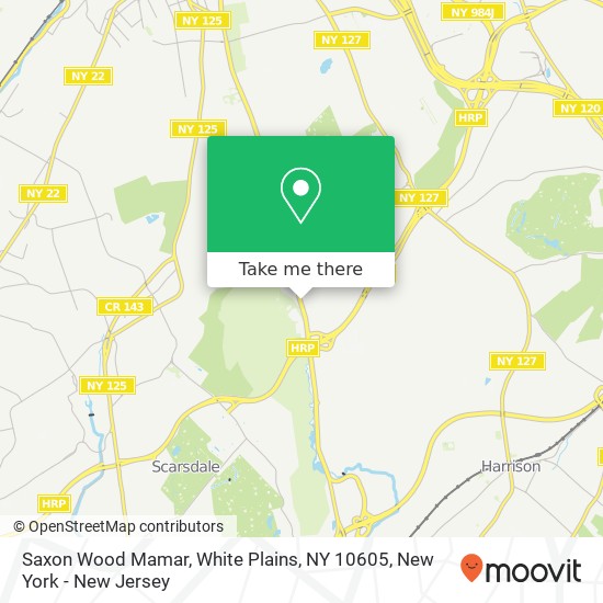 Saxon Wood Mamar, White Plains, NY 10605 map