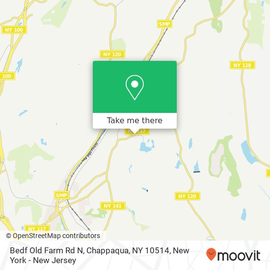 Bedf Old Farm Rd N, Chappaqua, NY 10514 map