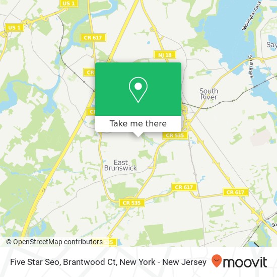 Five Star Seo, Brantwood Ct map