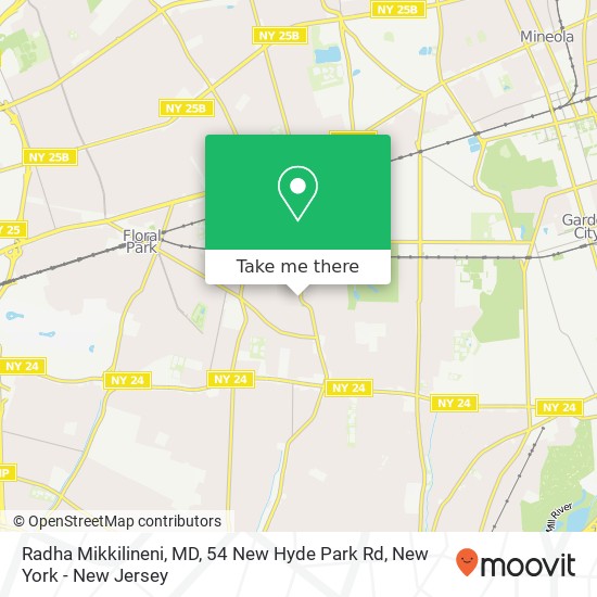 Radha Mikkilineni, MD, 54 New Hyde Park Rd map