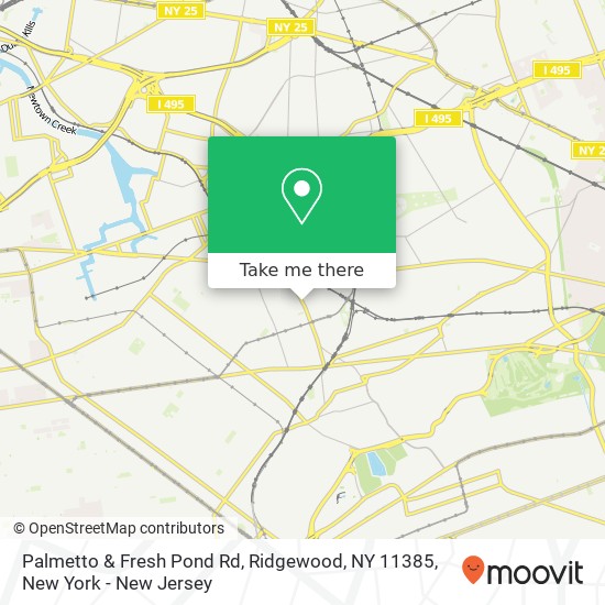 Palmetto & Fresh Pond Rd, Ridgewood, NY 11385 map