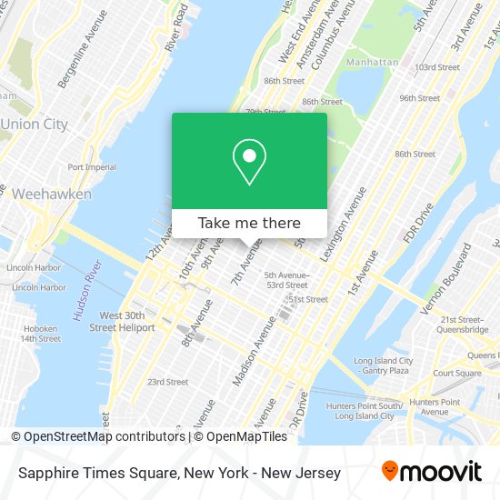 Mapa de Sapphire Times Square
