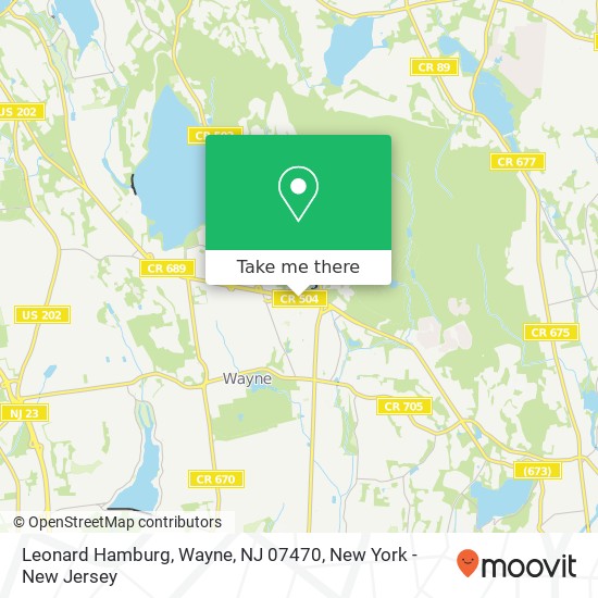Leonard Hamburg, Wayne, NJ 07470 map