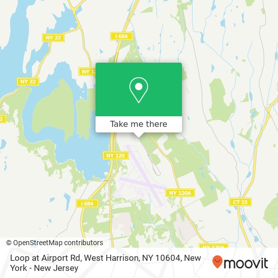 Mapa de Loop at Airport Rd, West Harrison, NY 10604