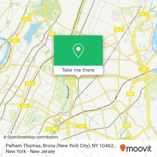 Pelham Thomas, Bronx (New York City), NY 10462 map