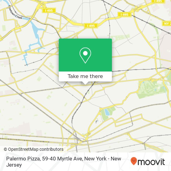 Palermo Pizza, 59-40 Myrtle Ave map