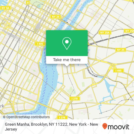 Green Manha, Brooklyn, NY 11222 map