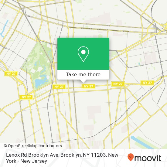 Lenox Rd Brooklyn Ave, Brooklyn, NY 11203 map