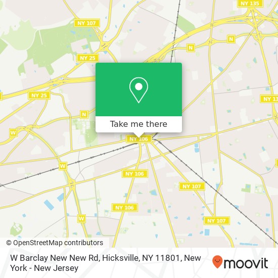 Mapa de W Barclay New New Rd, Hicksville, NY 11801