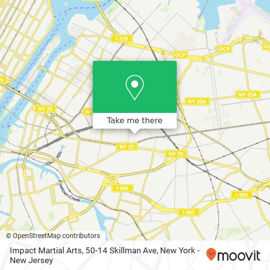 Impact Martial Arts, 50-14 Skillman Ave map