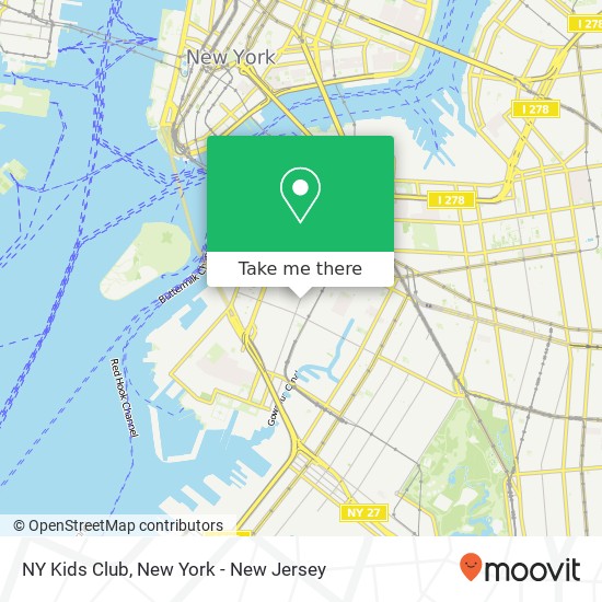 NY Kids Club map