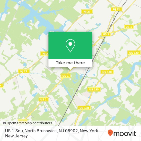 Mapa de US-1 Sou, North Brunswick, NJ 08902