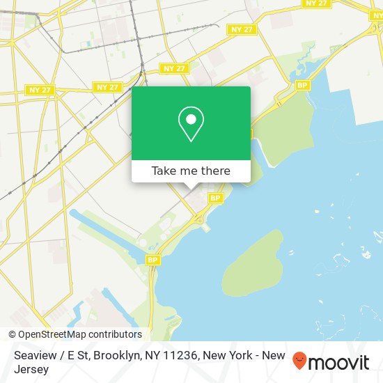 Seaview / E St, Brooklyn, NY 11236 map
