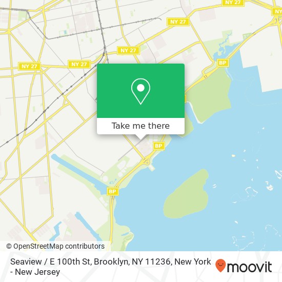 Mapa de Seaview / E 100th St, Brooklyn, NY 11236