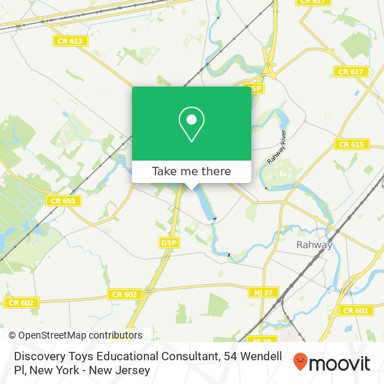 Mapa de Discovery Toys Educational Consultant, 54 Wendell Pl