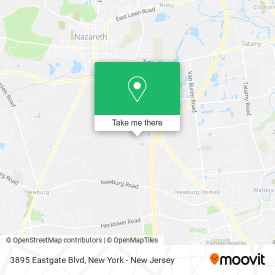 Mapa de 3895 Eastgate Blvd