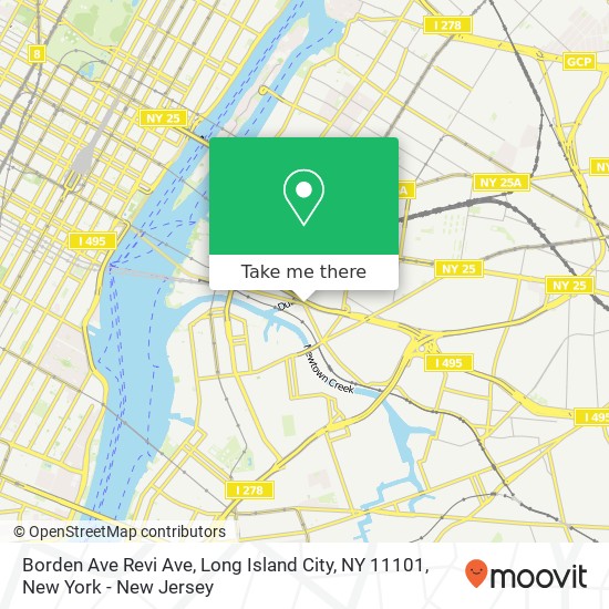 Borden Ave Revi Ave, Long Island City, NY 11101 map