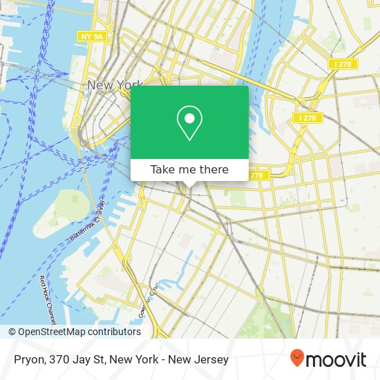 Pryon, 370 Jay St map