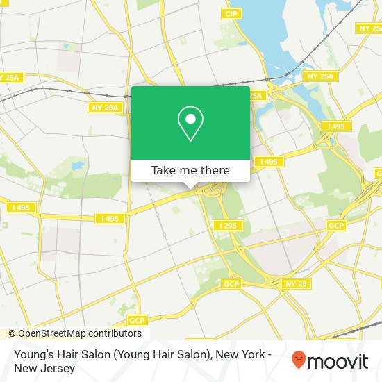 Mapa de Young's Hair Salon